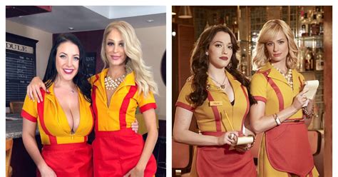 2 Broke Girls A XXX Parody (VR porn video)